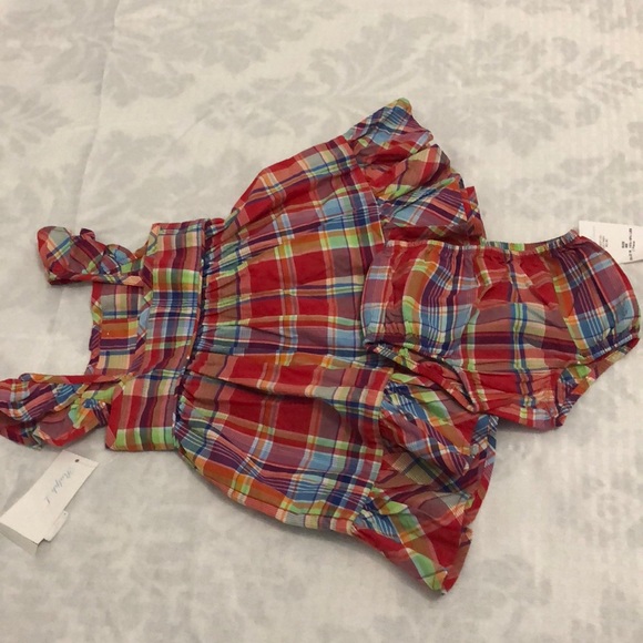 Ralph Lauren Baby Girls Madras Dress - Picture 3 of 6
